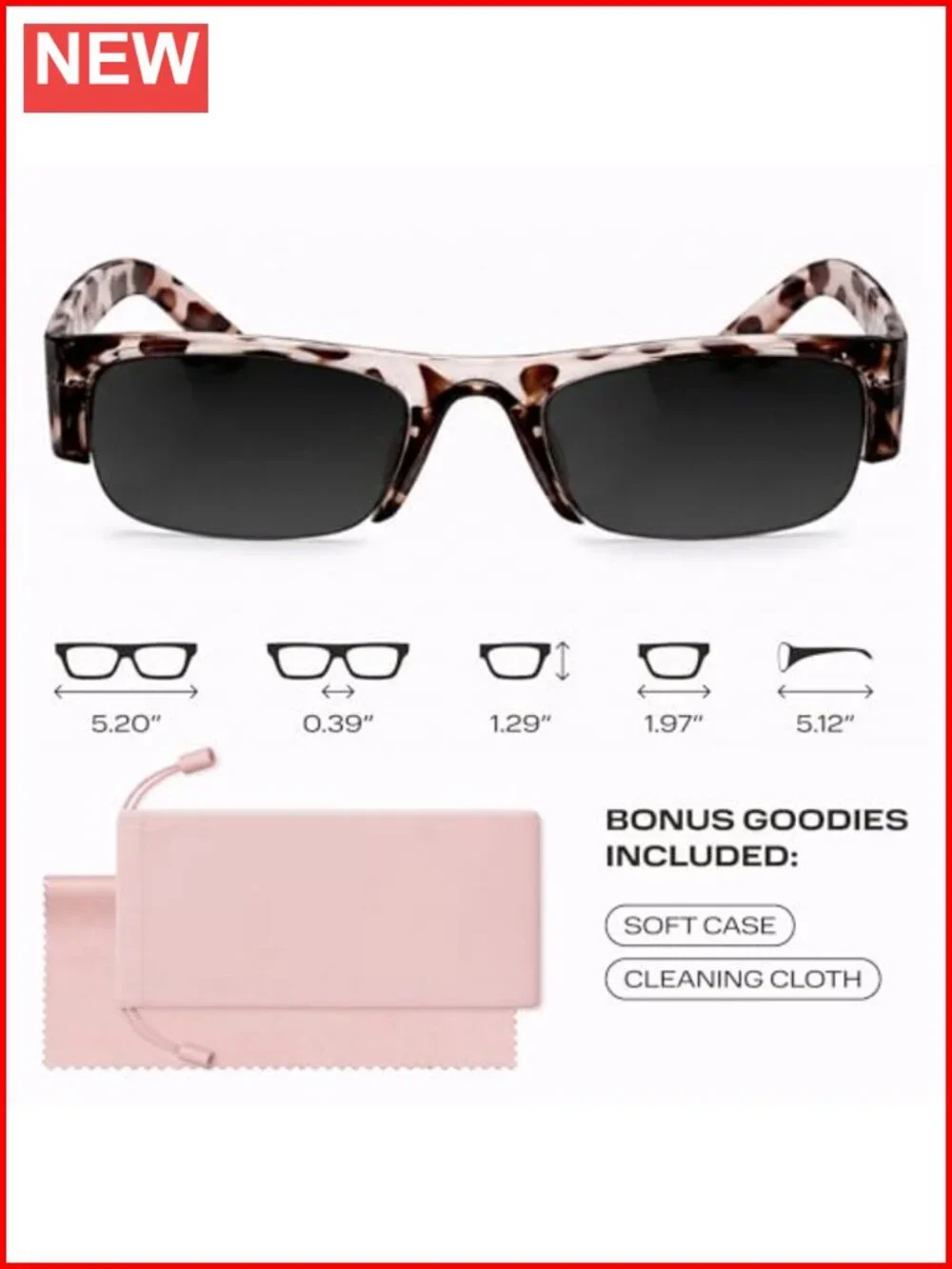 Polarized Semi Rimless Round Sunglasses with UV Protection